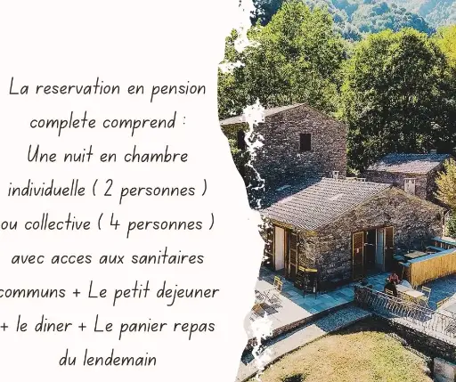 Acompte Réservation Pension Complète